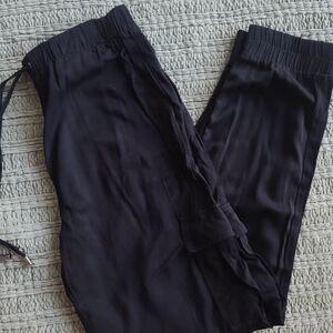 Black Cargo Joggers